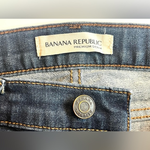 Banana Republic Premium Denim Skinny Ankle Women's Blue Jeans Size 27 - Picture 8 of 13